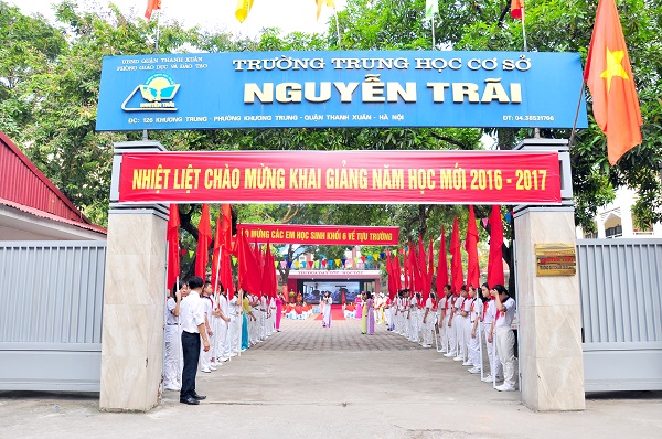 Trường THCS Nguyễn Trãi – Ngôi trường đào tạo nhân tài